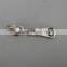 Reversible silver metal zipper with logo wholesale china manufacturer