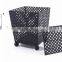 Outdoor black powder coating square shape fire pit in small size