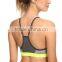 Custom contrast color Ladies sports bra wholesale yoga bra