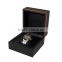 Luxurious Wooden Watch box/Black paper watch box for single watch