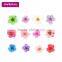 2016 12 colors Dried Dry flower UV gel acrylic false tips nail art decoration real flower