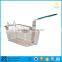 Eco-friendly deep fry wire basket, deep folding deep wire fry basket, french fries fry basket