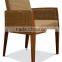 classic restaurant armchairs, wooden armchairs fabric covered HDAC957