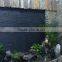 natural black slate foam stone wall