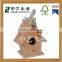 Shabby chic cheap wood carved bird houses. rustic wooden bird feeder, decorative bird cages cheap nest cage