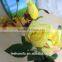 real touch latex yellow rose flower for wedding decoration