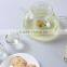 Promotional Gift Eco-friendly High Quality Clear Pyrex/Borosilicate Glass Tea Pot Set Hot Sale With Glass Infuser