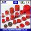 round pot alnico magnets with red printing