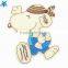 Hot sales embroidery pin for custom design souvenir flexible