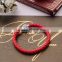 Antique Classical Leather Magnetic Clasp Bracelet Jewelry , Nnisex Smooth Pattern Crystal Leather Bracelet/