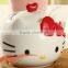 Creative Lovely Cartoon Kitty Style Ceramic Seasoning Spice Bowl Pot 3 in 1 Set With Spoon And Wooden Board