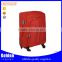 blue color leisure carry on luggage trolley bag with laptop suitcase