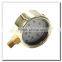 High quality bottom connection forged brass manometer