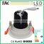 Made in china wide degree cob anti glare led down light