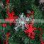 10pcs Red Felt SNOWFLAKE Hanging Decorations Christmas Tree Hangers