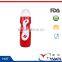 Hot Selling Trade Insurance Plastic Sport Bottle, Sport Water Bottle with Silicon Rubber Grip
