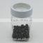 Hot Sale Square Glass Spice Bottle with See-Through Lid