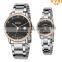 Stainless steel quartz watch with calendar