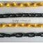 8mm yellow and black safety plastic chain