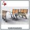 Tianzuo Aluminum Frame Wooden Student Table Chair