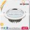 Electronic ballast compatible pure white recessed 15w led downlight