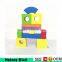 High quality double color diy block toy educational toys kindergarten