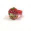 wholesale directly girl's custom silicone PVC finger ring for gift