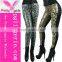 hot style lady 3D Print Skinny High Waist Leggings Stretchy Pencil Pants