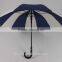 10 ribs straight shaft umbrella elegant