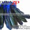Factory Wholesale cheap Navy Half Bronze Coque Rooster Tail Strung Feathers