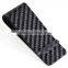 Slim carbon fiber money clip carbon fiber Card holder with box