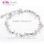 Wholesale Fine Jewelry Fashion Design 925 Sterling Silver Leaf Bracelets
