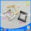 Top sales custom handbags hardware zinc alloy square buckles ring