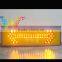 1200*400mm aluminum traffic arrow signal truck mounted led sign board price