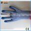 BSSAFETY 21 yarn knitted wrinkle latex working gloves with good quality