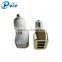 ABS Phone Aceessories Charger Fashional Multi Port USB Charger Factory Supply Car Charger