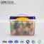 Hot sale plastic packaging box for fruit flavor Jelly with coconut