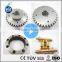 High precision CNC machine parts plastic aluminium gears rotor shaft plate with professional processing and best quality