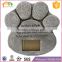 Factory Custom made best home decoration gift polyresin resin dog memorial stone