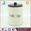 Wholesale modern style decal set of 5 ceramic kitchen canister sets