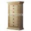 Bisini Luxurious Solid Wood Hand Carved Golden And Beige Complete Bedroom Set/European Classic Bedroom Furniture(MOQ=1 SET)