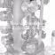12 jars Glass Condiment Kitchen Set Stainless Steel Revolving Spice Rack set