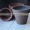 Wholesale durable plastic flower pot 5 size for choice plastic flower pot