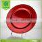 FDA Cheap Plastic Party Charger Plate, Red Wedding Charger Plate