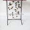 RH-4719 Hammered wood top Aviary wrought iron metal Console Table