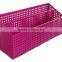Punched Metal Newpaper Magazine Pen Holder Magnetic Divided Bin