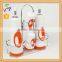 4PCS ceramic seasoning pot,ceramic spice jar,ceramic salt&pepper shaker,ceramic salt & oil vinegar bottle with metal stand