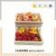 Large capacity decorative kitchen wooden fruit basket stand
