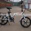 high quality electric 20'' folding bike one-piece aluminum alloy wheel