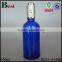 100 ml white blue green empty cosmetic perfume essential oil glass bottle press pump wholesale